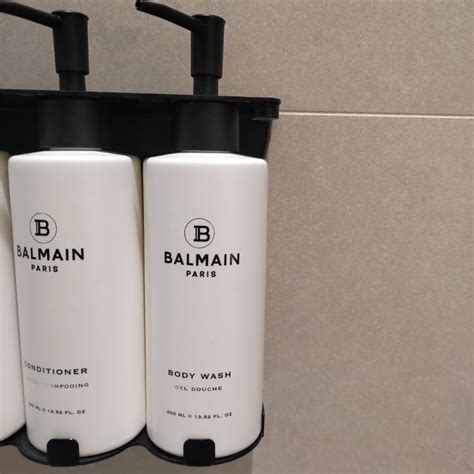 balmain body wash.